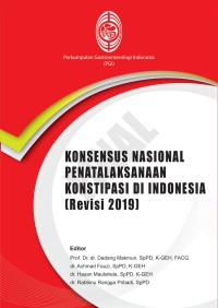 Image of Ebook : Konsensus Nasional Penatalaksanaan Konstipasi Di Indonesia ( Revisi 2019)