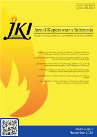 Jurnal Nasional : Jurnal Keperawatan Indonesia Vol 27, No.3 November 2024