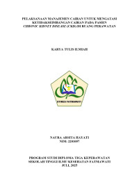 KTI KMB : Pelaksanaan Manajemen Cairan untuk Mengatasi Ketidakseimbangan Cairan pada Pasien Chronic Kidney Disease (CKD) di Ruang Perawatan