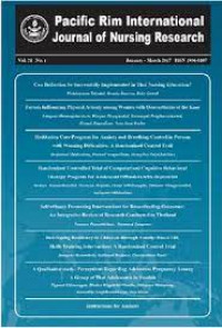 Jurnal Thailand : Pacific Rim International Journal of Nursing Research Vol.23 No.2