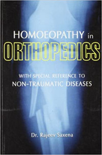 Image of Ebook Orthopedi : Homoeopathy in Orthopedics With Special Reference To Non Traumatic Diseases