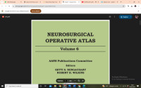 Image of Ebook Neurologi : Neurosurgical Operative Atlas ; AANS Publications Committe Vol.6