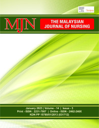 Image of Jurnal Internasional : MJN Malaysian Journal of Nursing