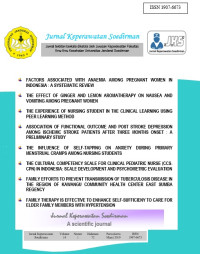 Image of Jurnal Nasional : Jurnal Keperawatan Soedirman Vol.14 No.1