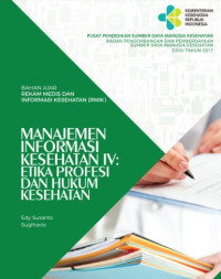 Image of Ebook ARS: Manajemen Informasi Kesehatan IV: Etika Profesi Dan Hukum Kesehatan